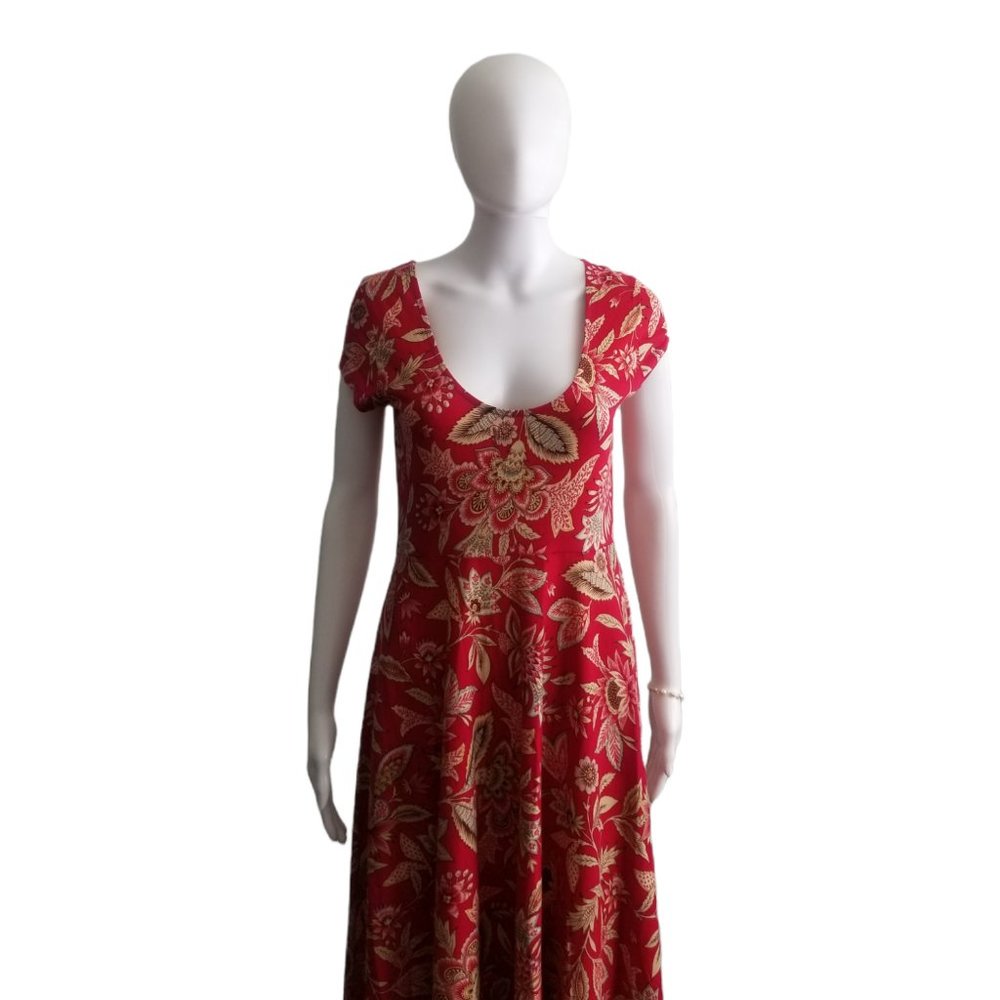 Spring To Fall Floral Dress